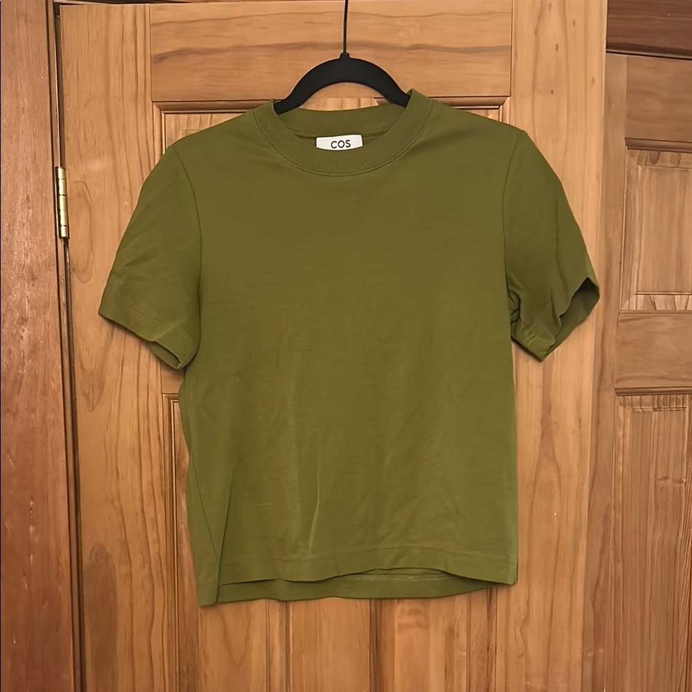 COS Green Organic Cotton Short Sleeve T-Shirt